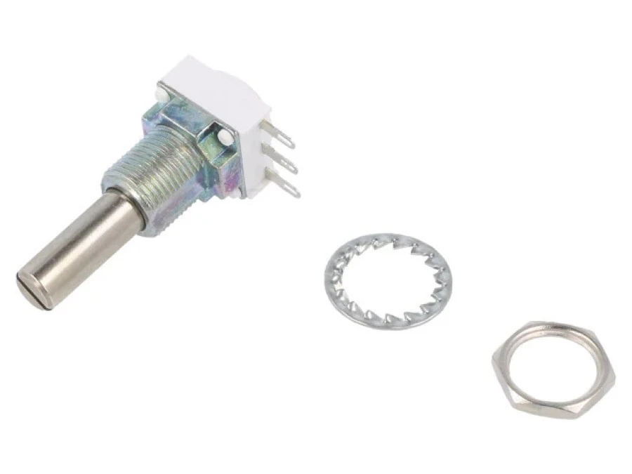 Potencjometr osiowy jednoobrotowy 10k, 1W 10, 6mm ,liniowa P11S1V0FLSY00103KA