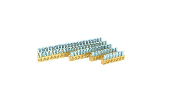 Listwa zaciskowa mosiężna BB111, 111 – torów, 1,5-25mm2, 100A, 1m MAD0111E21