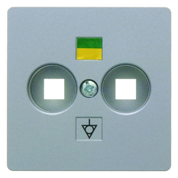 Płytka centralna do gniazda wyrównania potencjału alu B.1/B.7 Glas 14031404