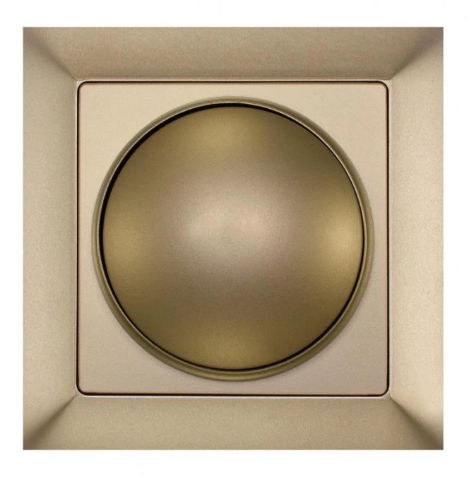 PREMIUM Ściemniacz obrotowy 60‑400W 230V piaskowy metalizowany SO‑Pr