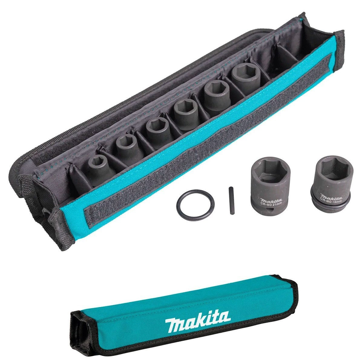 Zestaw 8 szt. nasadek udarowych 1/2″ Makita E-02989