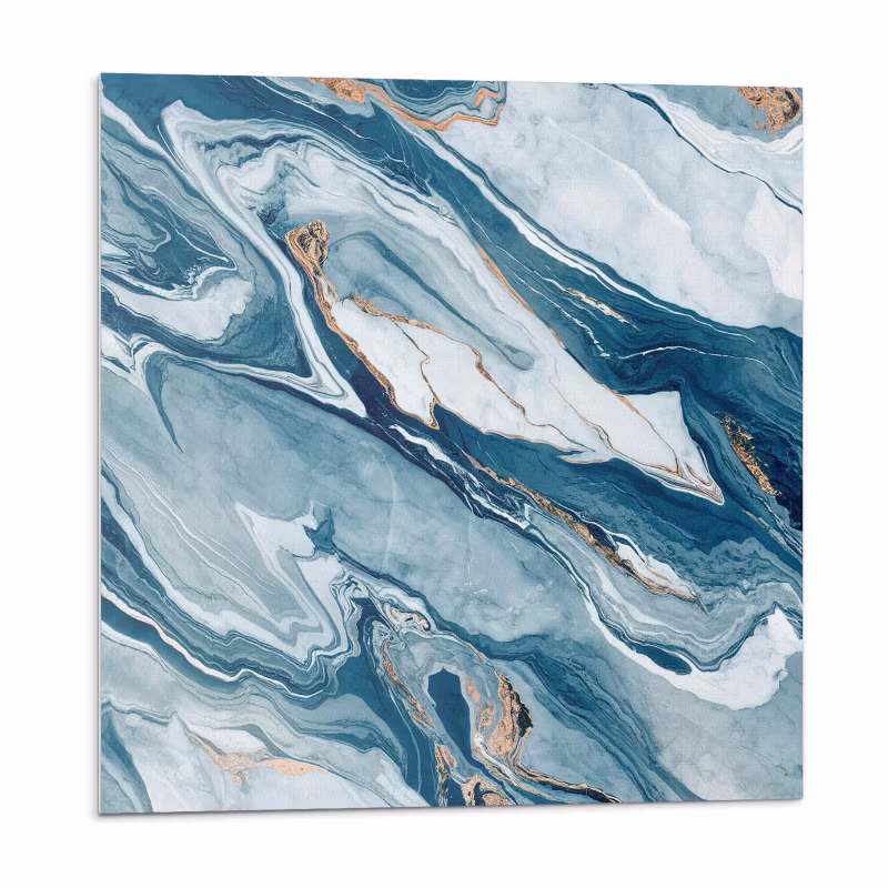 Kafelki samoprzylepne Wallfluent 50×50 cm Dynamiczne fale w stylu abstrakcyjnym 4 szt.