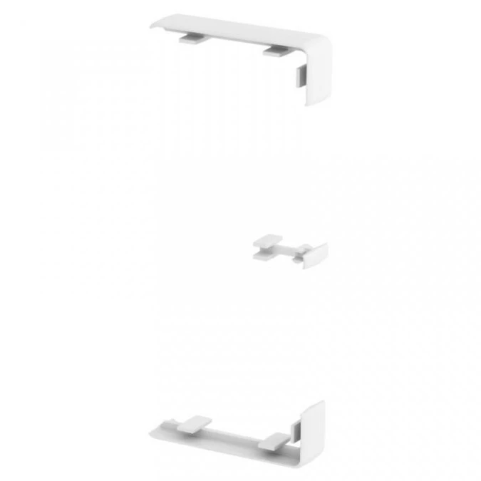 Pokrywa styku kanału do RAPID 45‑2 130mm 133x55x15 GK‑KS45‑2LGR jasnoszary 6113212 /6szt./