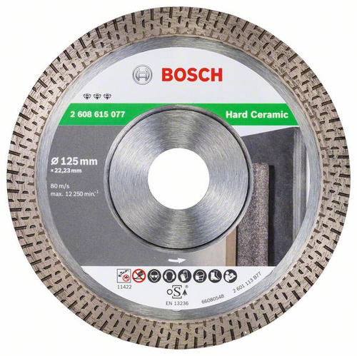 Tarcza diamentowa Best for HardCeramic 125 mm Bosch 2608615077