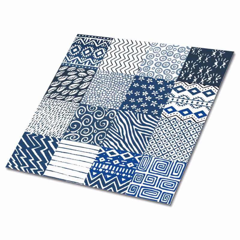 Kafelki samoprzylepne Tulup 30×30 cm Mieszanka wzorów 9 szt.