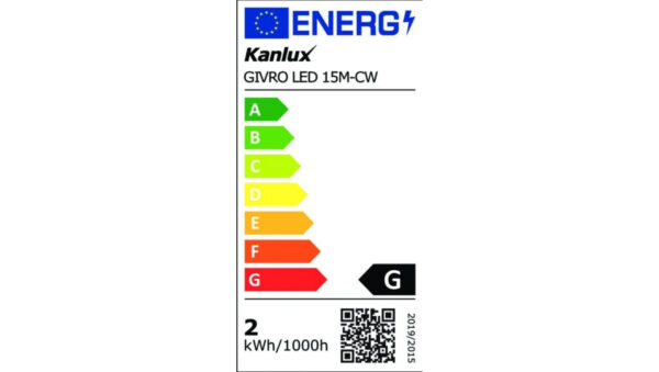 Wąż świetlny GIVRO LED 30M-WW 2W/M 110lm/m 3000K IP65 rolka 30mb Odporność UV zasilanie przelotowe 38573