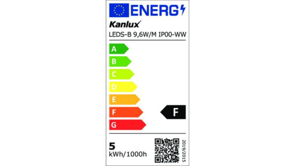 Taśma LED 12V LEDS-B 9,6W/M IP00-WW 1028lm/m 3000K IP00 FPC rolka 5mb 24533