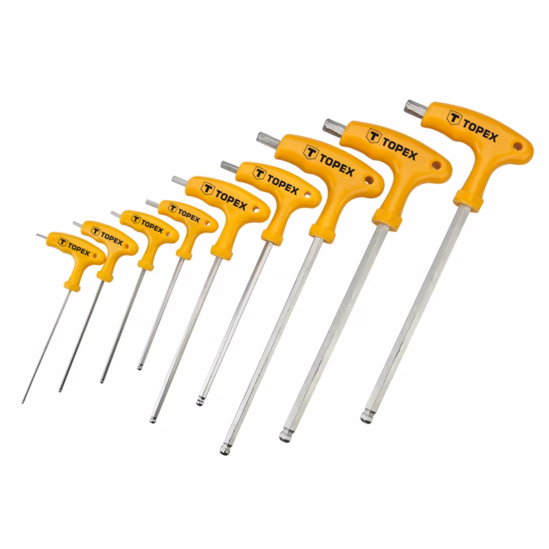 Klucz Torx TOPEX T10 – T50 srebrny 1 kpl.
