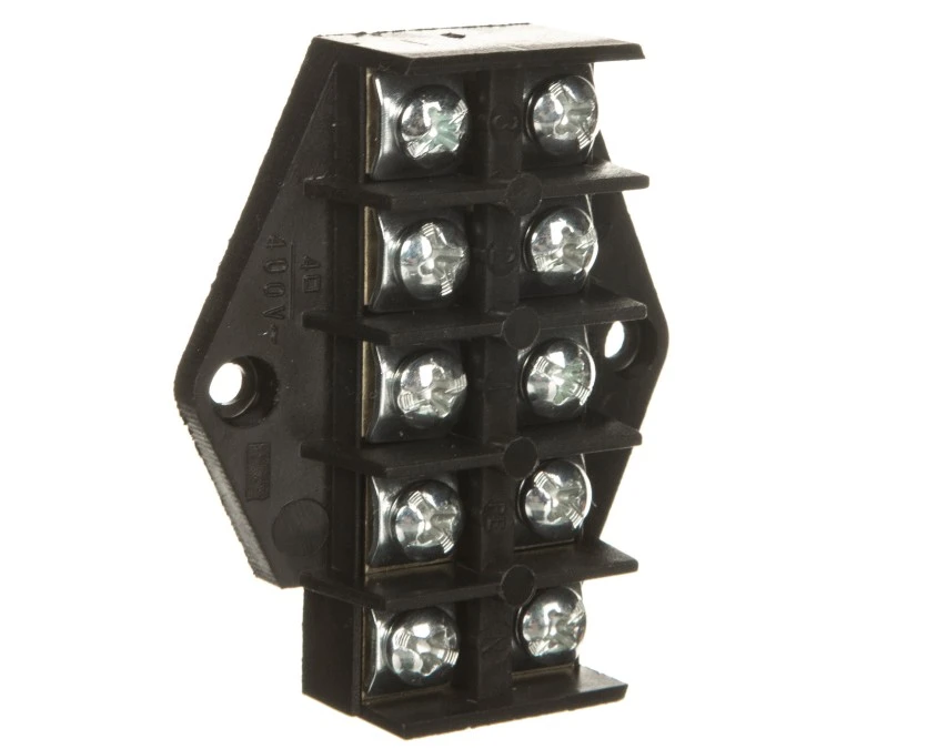 Płytka odgałęźna ZPT5 /4.0mm2/ 5‑torów czarna ZPT5‑4.0 83004007