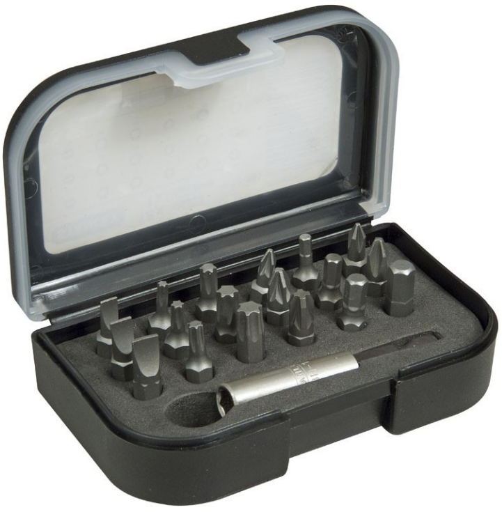 Zestaw 19 szt. końcówek 1/4″ Stanley 1-13-901