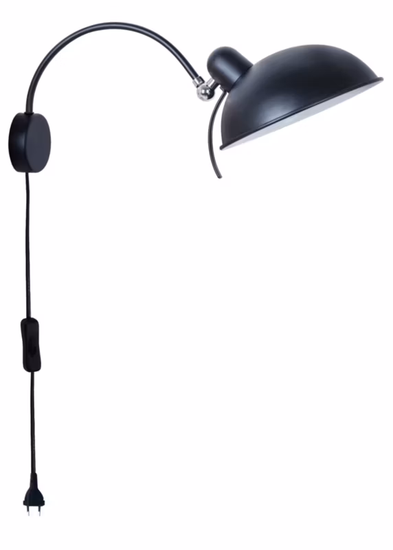 Kinkiet ścienny Candellux Nora czarno-biały-chromowany 1 x E14 x 40W IP20 wym: 17 x 21 x 46 cm – 1 szt.