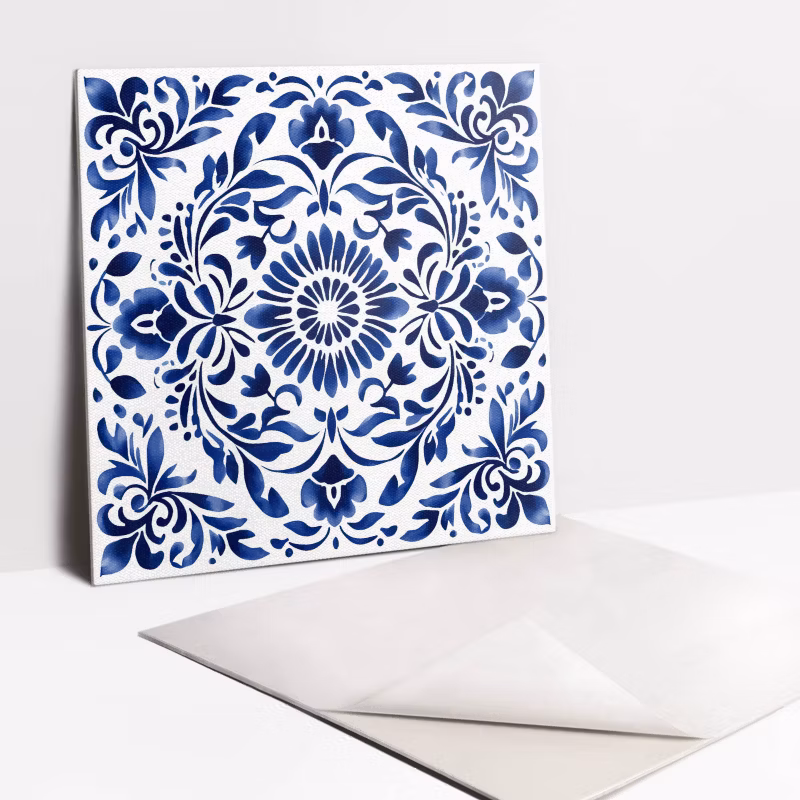 Kafelki samoprzylepne Tulup 30×30 cm Florystyczny ornament 9 szt.