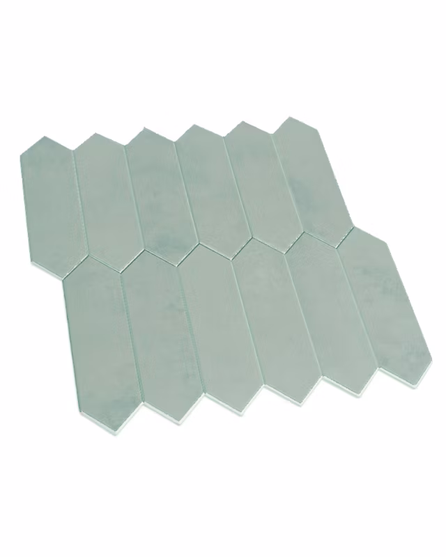 Kafelki ścienne samoprzylepne płytki Mazovia 30,5 x 30,5 cm odporne na zachlapania, beton Zielone 1 szt.