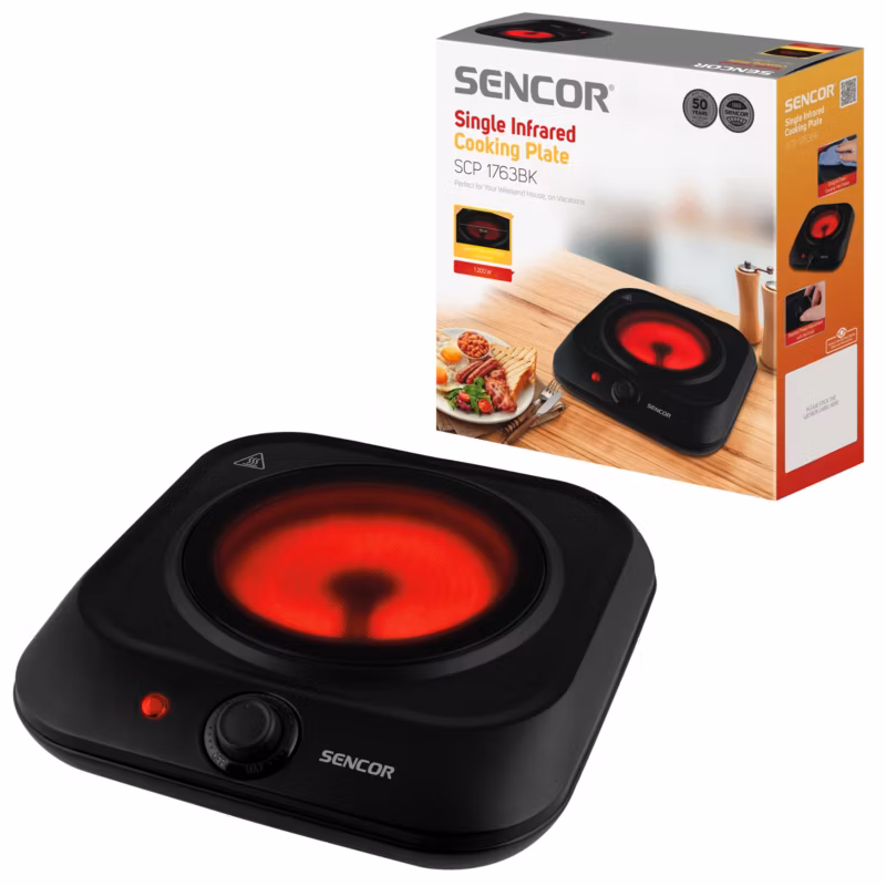 Kuchenka Elektryczna Sencor SCP 1763BK 1200W 1szt