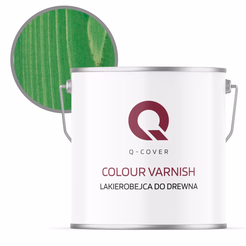 Lakierobejca do Drewna 3w1 Q-Cover Zielony miętowy RAL6029 Satyna 5L