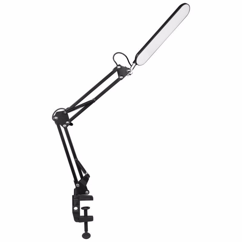 Lampa biurkowa kreślarska LED MasterLED Aleda 7W 3000-6000K z regulacją barwy i jasności czarna 1 szt.