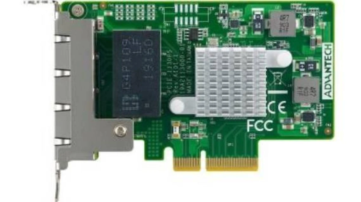 Poczwórna karta 1G PersCard (miedź, RJ45) z Intel I350 PCIE‑1130PS‑00A1E