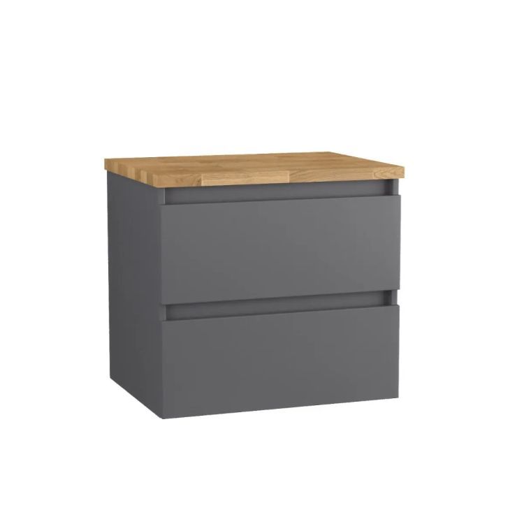 Komoda łazienkowa KROFAM ARCO 60 cm grafit z szufladami 1 szt.