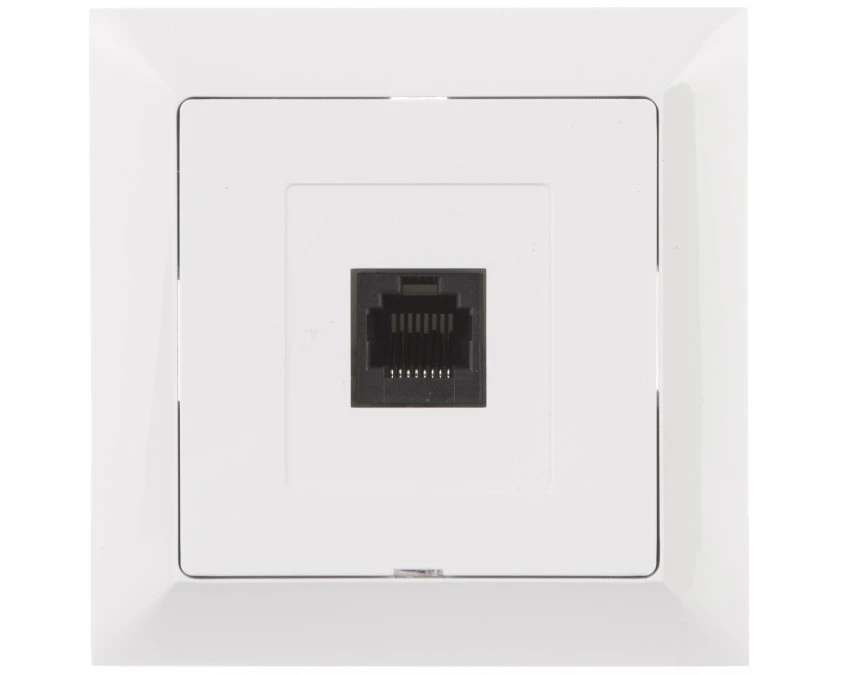 PREMIUM Gniazdo komputerowe RJ45 kat.5e krone LSA+ białe GTP ‑ 12 Pr
