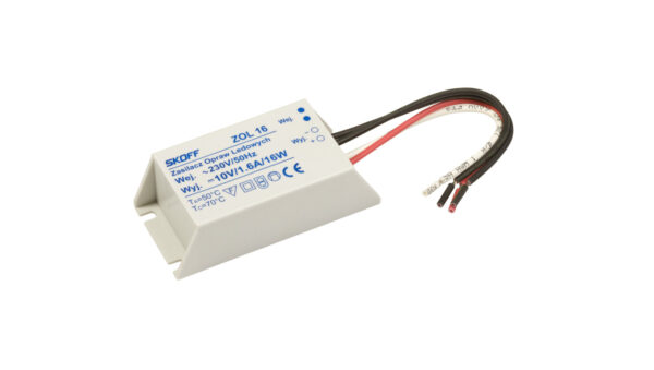 Zasilacz napięciowy typ ZOL16 100 – 240 V AC / 10 V DC 16 W IP 68 0 0