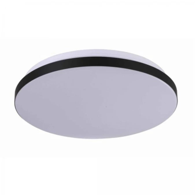 Plafon BABILON okrągły średni czarny 4000K barwa neutralna LP‑335/1C M 4BK Light Prestige