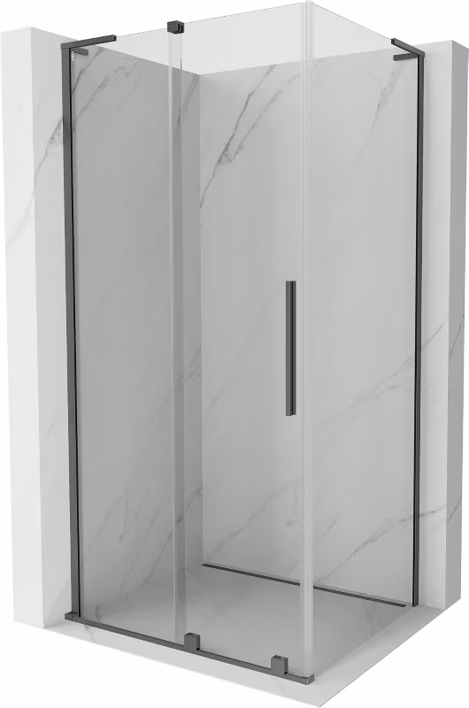 Kabina prysznicowa Mexen Velar L rozsuwana 90 x 120 cm transparent gun metal 1 szt.