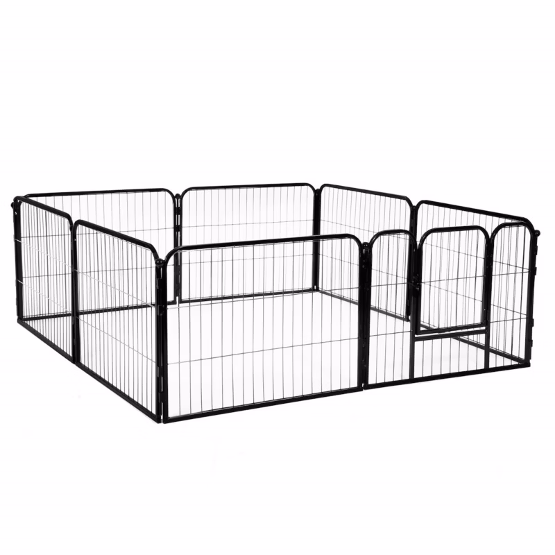 Kojec dla zwierząt Springos wybieg dla szczeniaków klatka metalowa dla psa 160 x 160 cm 1 szt.