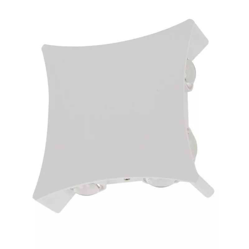 Kinkiet ścienny zewnętrzny Italux Pensa biały LED 1W IP54 wym: 14 x 14 cm metal – 1 szt.