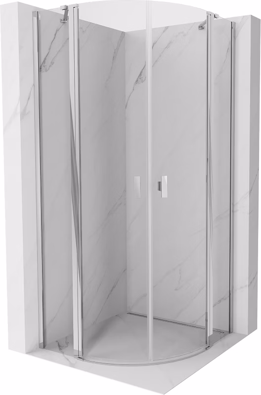 Kabina prysznicowa półokrągła Mexen Mist transparent 100×100 cm 1 szt