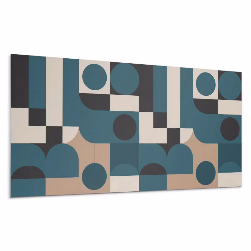 Kafelki samoprzylepne Wallfluent 40×20 cm Abstrakcyjne formy z unikalnymi kształtami 10 szt.