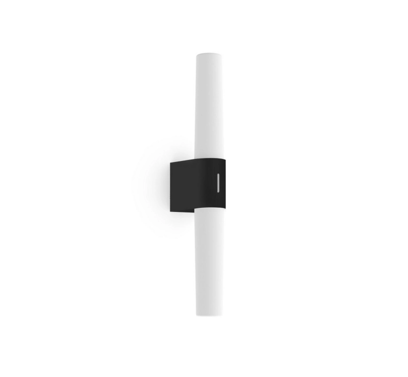 Kinkiet LED Nordlux Helva 9W IP44 Biało-Czarny Łazienkowy 42,5 cm 1 szt.