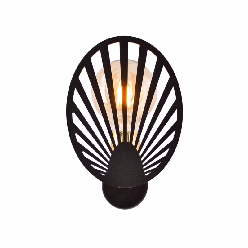 Kinkiet ścienny Emibig Talia czarny 1 x E27 x 15W IP20 wym: 22,5 x 16 cm – 1 szt.