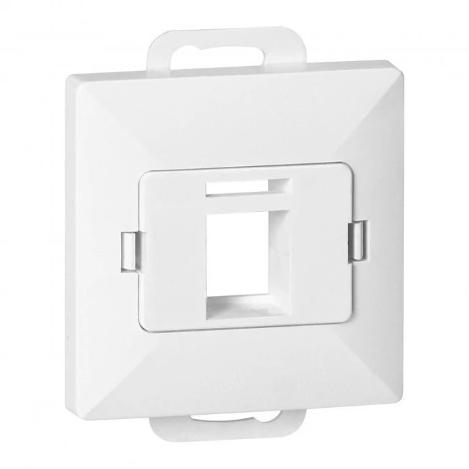 Płytka czołowa + 1xRJ45 Pearl, PC+ARJ45/P1, biały,OR‑OE‑7717/W