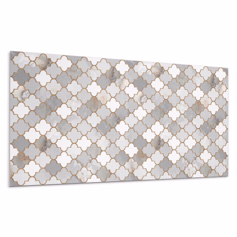 Kafelki samoprzylepne Wallfluent 60×30 cm Kształty w mozaice pełne kolorów 6 szt.
