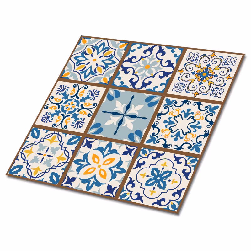 Kafelki samoprzylepne Tulup 30×30 cm Arabski patchwork. 9 szt.