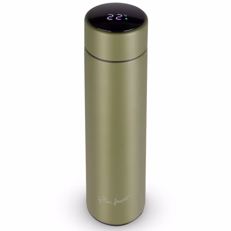 Kubek Termiczny Lamart LT4085 Zielony 450ml Termometr Led Stalowy 1szt