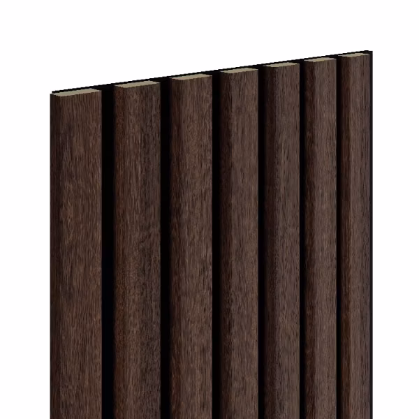 Lamele ścienne Marbet Design 7L WOODLINE 270×30 cm Dąb ciemny na czarnym filcu 1 szt.