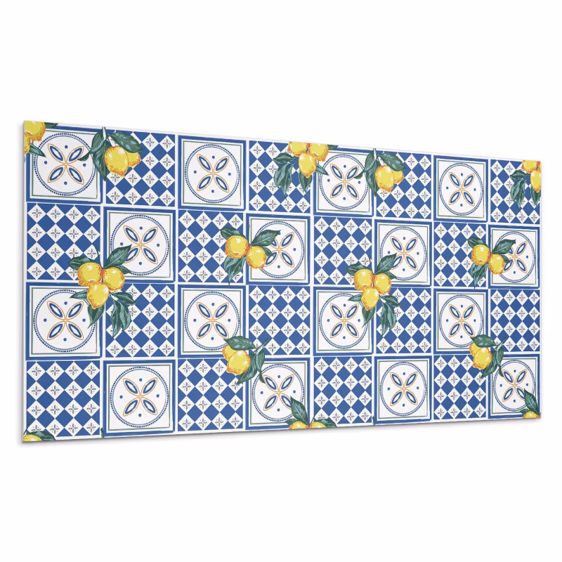 Kafelki samoprzylepne Wallfluent 40×20 cm Wzór cytrynowy w układzie kafelkowym 10 szt.