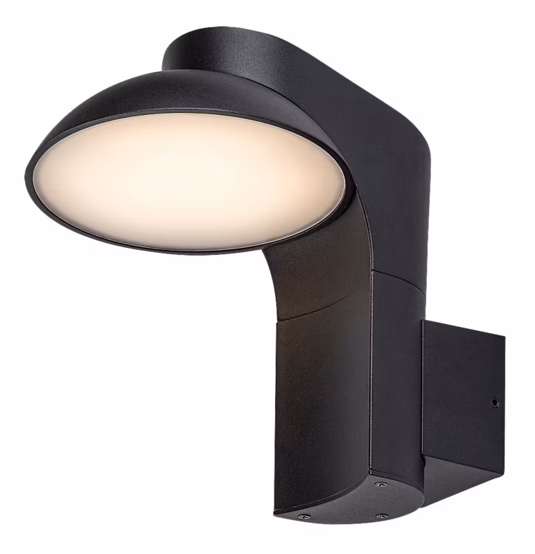 Kinkiet ścienny zewnętrzny Rabalux Wengen czarno-biały LED 12W 3000K 790lm IP54 wym: 19 x 13 x 16 cm aluminium – 1 szt.