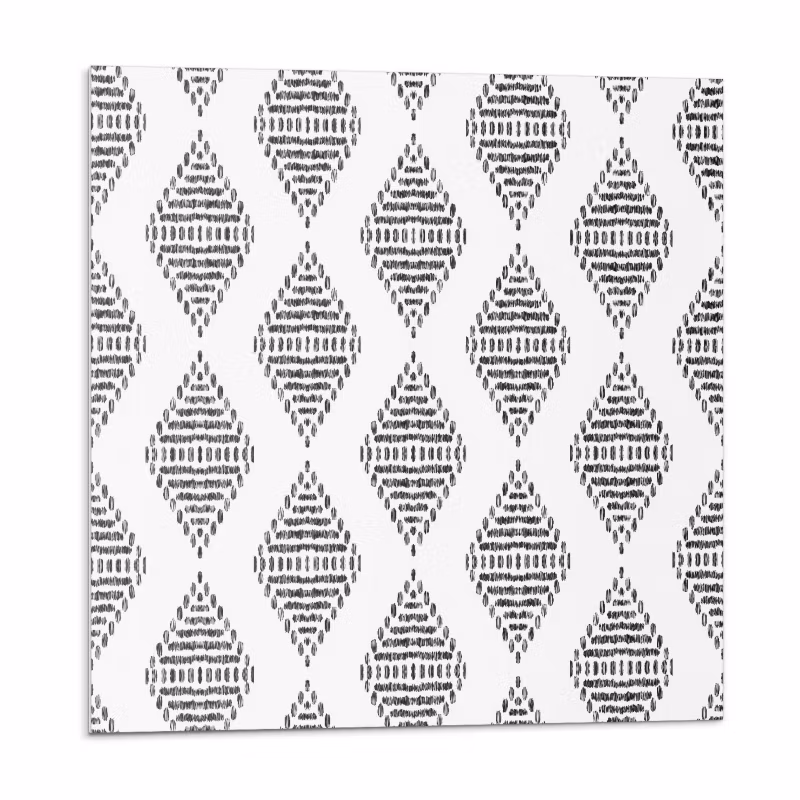 Kafelki samoprzylepne Wallfluent 50×50 cm Geometryczny wzór diamentów w siatce 4 szt.