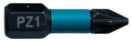Bity udarowe PZ1 25mm x2 1/4″ Makita B-63638 Impact Black