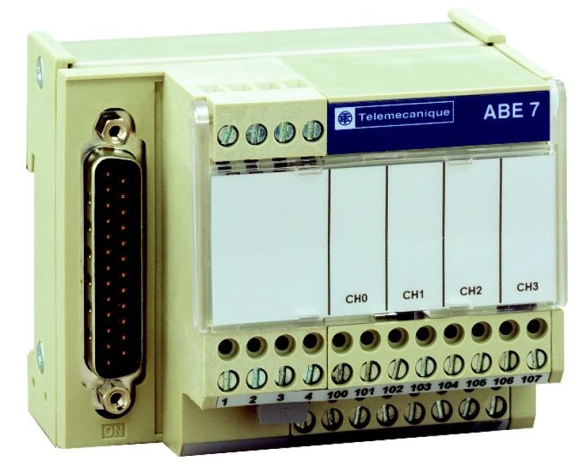 Podstawa bazowa ABE7 dla sygnałów analogowych ASY410, AEY420 ABE7CPA21