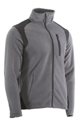 Bluza polarowa z wzmocnieniami na zamek, szara, rozmiar L L4010503 Lahti Pro