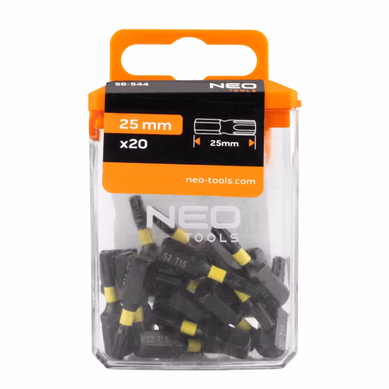 Końcówki wkrętakowe NEO TOOLS, 20 szt. 1 kpl