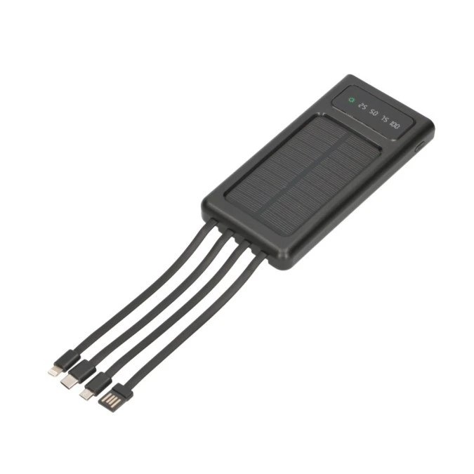 Powerbank Solar Power bank, USB‑C Extralink EPB‑091 10000mAh Czarny