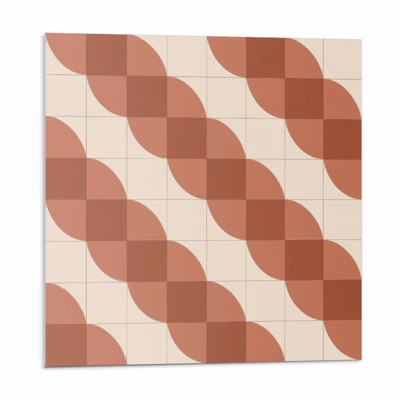 Kafelki samoprzylepne Wallfluent 50×50 cm Faliste kształty geometryczne 4 szt.