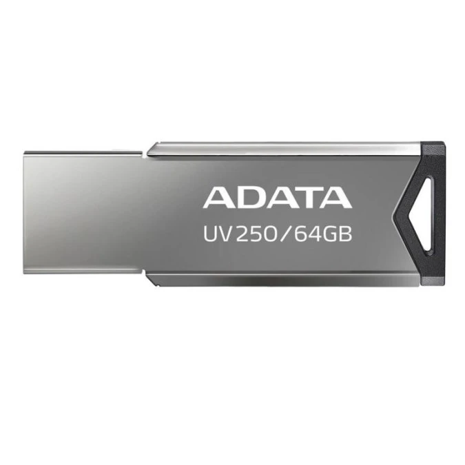 Pendrive ADATA UV250 AUV250‑64G‑RBK (64GB USB 2.0 kolor srebrny)