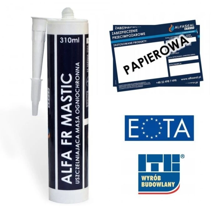 Pęczniejąca masa ogniochronna ALFA FR MASTIC 310ml