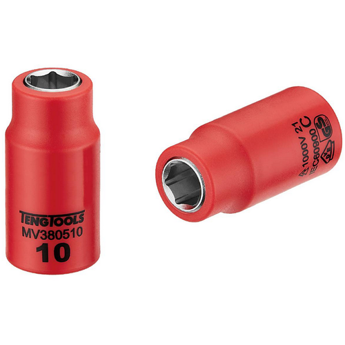 Nasadka izolowana TengTools M380506/M380520 – chwyt 3/8″, 1000V, 6-kątna, rozmiar 17mm