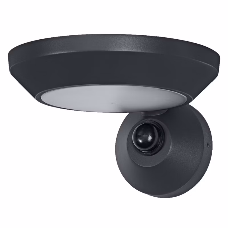 Kinkiet Ogrodowy Endura Osram Lampa Elewacyjna LED z Czujnikiem Ruchu i Zmierzchu 12.5W 930lm 3000K Szary IP65 1 szt.